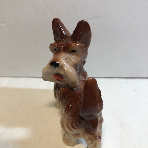 Vintage Porcelain Terrier Dog Figurine Japan - Picture 7 of 10